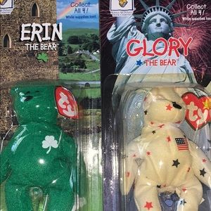 Full Set of 4 McDonalds Beanie Babies
